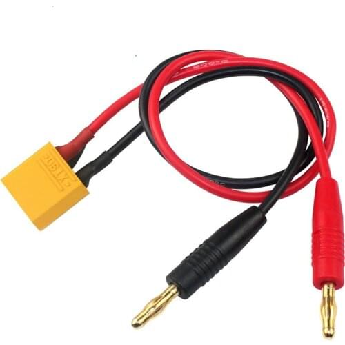 4.0mm Banana Plug to XT90 Charging Cable 2pcs/Lot Adapt wire 14AWG 12AWG Wire XT60 to 4mm Banana Plug