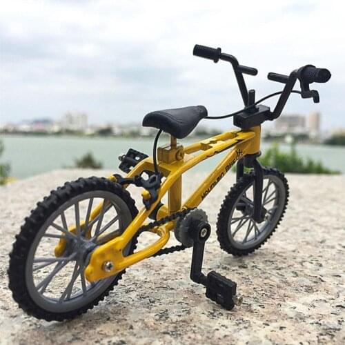 Retro Mini Finger Bicycle Assembly Bike Model Toys Kids Toys Gifts Novelty Bicycle Finger Mini BMX Bikes Toys Gag Finger