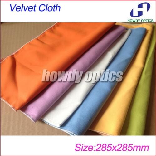 Free Shipping 10pcs/lot eyeglasses Glasses Lens Camera Watch Microfiber Cleaning Cloth Double Side Velvet 285x285mm