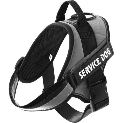 Pet Harness Personalized Dog Harness No Pull Reflective Polyester Adjustable Training For Small Large Dog Vest Supplies