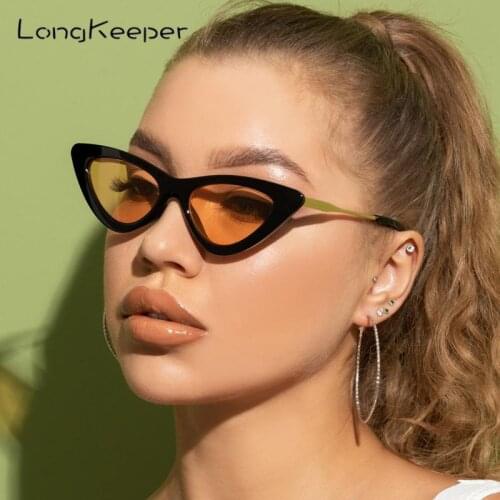 Retro Cat Eye Sunglasses Women Vintage Luxury Brand Small Sun Glasses Female Summer Style Party Eyeglasses gafas de sol mujer
