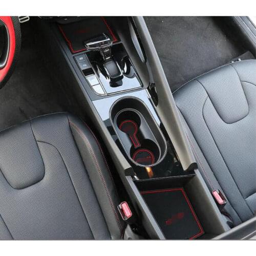 STYO Car Gate slot pad rubber car-cup mat/pad non-slip mat car accessories for Hyundai Elantra CN7 2020 2021