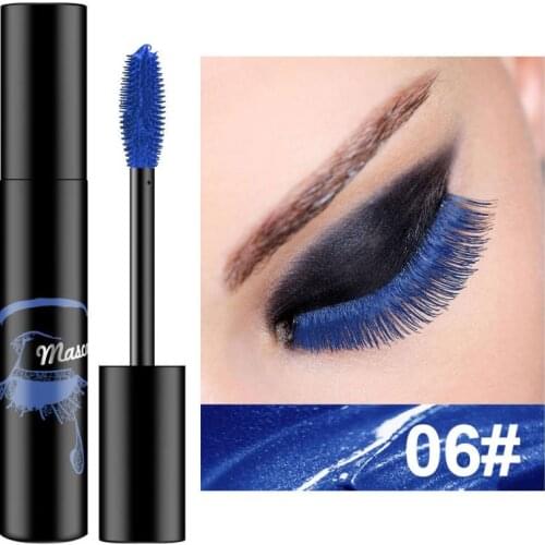6 Colors Mascara Easy To Wear Waterproof Quick-drying Natural Look Eyelashes Eye Cosmetics Maquillage Femme Tool Dropship TSLM1
