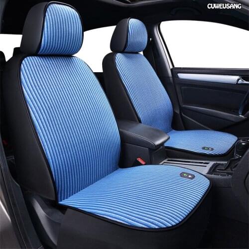 CUWEUSANG 12V Heated car seat cover for Great Wall all models haval F7 F7x H9 H2 H8 H5 H1 H6 H7 winter cushions car seats