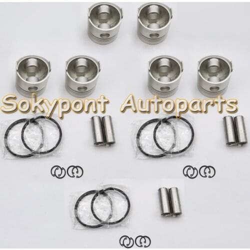 DE08T D1146 Cylinder Piston And Piston Ring Kit For Doo-san Daewoo engine SOLAR 290LC