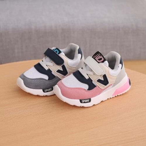 Kids Sport Shoes New Autumn Winter Boys Casual Sneakers Mixed Color Children Breathable Running Shoe Soft Bottom SYR009