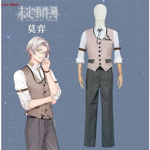 Game Tears Of Themis Vilhelm Cosplay Costume Moyi Dr.Mo Working Uniform Male Activity Party Role Play Clothing S-XXL Custom-Make