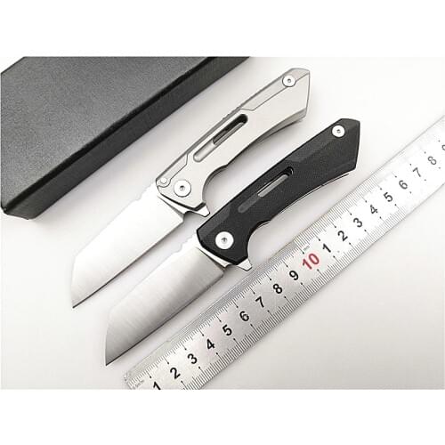 D2 Pocket Folding Knife Kesiwo KH04 G10 Handle Mini Outdoor/Camping/Hunting/Knife Utility/Survival/EDC/Garden/fishing Knife