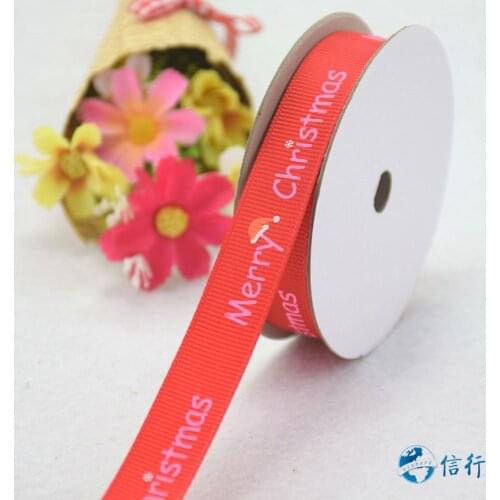 15mm width, printed chrismas trim ribbons Grosgrain ribbon,lace satin ribbons DIY hairbow accessories, gift package#3486