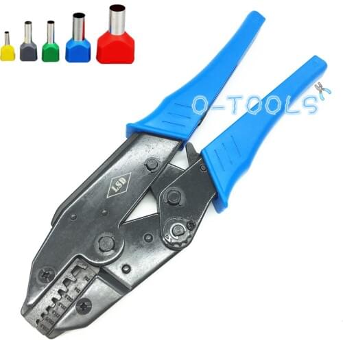 LS-26TW crimping pliers for double insulated non-insulated tube terminals wire crimping 2* 0.5-6mm2 20-10AWG quality tools