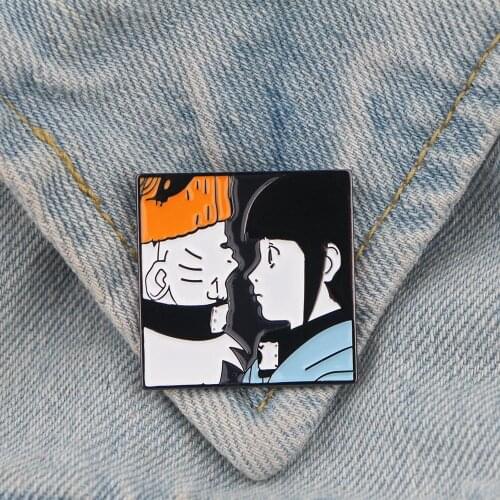 LT736 Wholesale Japanese Anime Enamel Pin Brooch Backpack Collar Hat Badge Lapel Pin Women Men Jewelry Friend Kids for Gifts