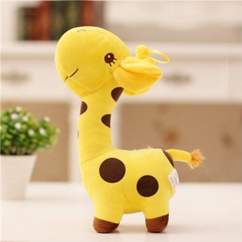 18cm Unisex Cute Gift Plush Giraffe Soft Toy Animal Dear Doll Baby Kid Child Christmas Birthday Happy Colorful Gifts5 colors