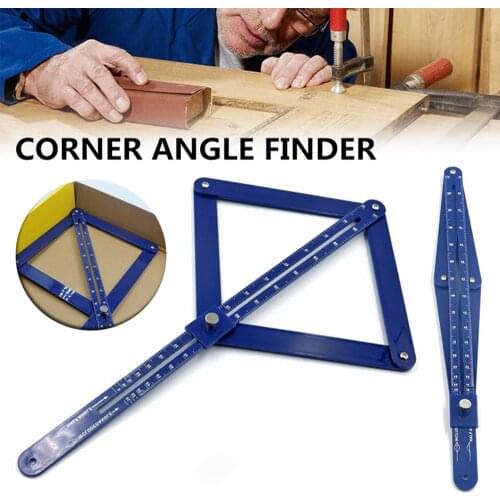 Multifunctional Protractor Corner Angle Meter Tool Square Protractor Woodworking Model Craft Square Woodworking Tool