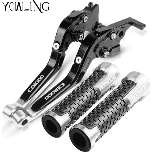 Motorcycle Grips CB1000 Handle Grips Handlebar Brake Clutch Levers For Honda CB1000 BIG ONE SC30 CB 1000 1993 1994 1995 1996