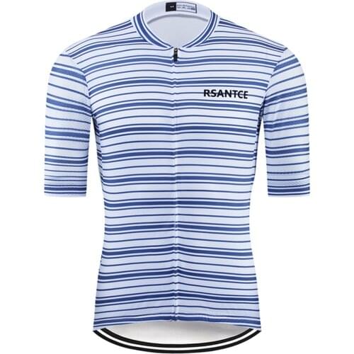 Rsantce 2021 New Summer Men Bike Racing Jersey Quick Dry Pro Cycling Sportwear Road Team Bicicletta Jersey Clothing Tops