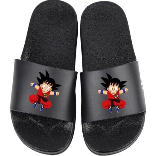 Anime Doragon Boru Z Son Goku Shoes Cosplay Men Women Antiskid Bathroom Sandals Summer Indoor Home Slippers