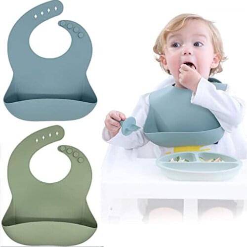 Silicone saliva bibs childrens eating bibs silicone baby bibs baby bibs waterproof baby bibs burp baby product