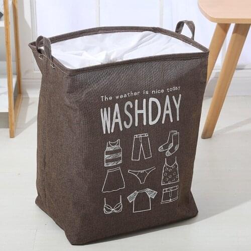Dirty Clothes Laundry Basket Foldable Laundry Hamper Storage Bin Bucket for Home Bathroom @LS