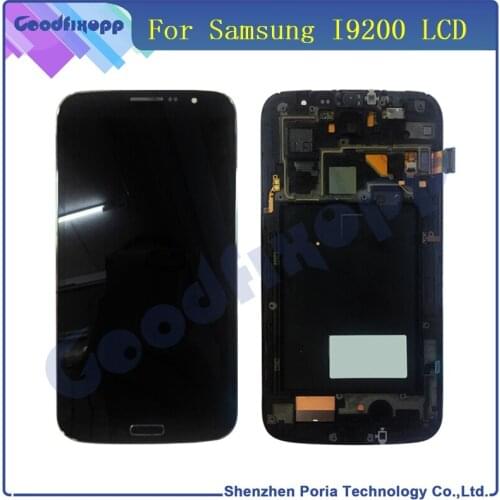 For Samsung Galaxy Mega 6.3 i9200 i9205 LCD Display With Frame Phone Touch Screen Digitizer Assembly For Samsung i9200 i9205 LCD