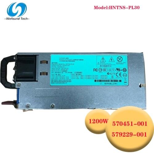 100% test for power supply for DL580 G7 HNTNS-PL30 570451-001 579229-001 1200W Work Good