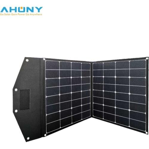 100w 50w 2pcs portable foldable solar charging kit suitcase for portable solar generator rv boat lead acid gel lithium battery