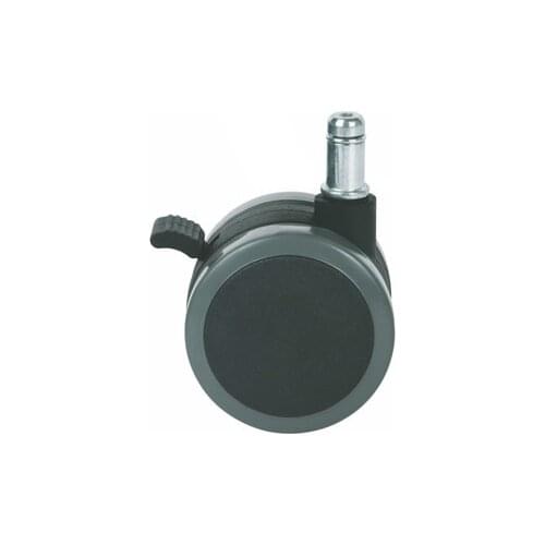 2 Inch Office Chair Swivel Casters Furniture Wheels Grip Ring Stem with Brake for Sofa Bed Goods Shelf Storage Rack Pack of 5