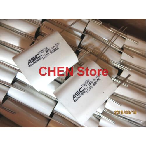 2PCS/10PCS original us ASC 600V 4.7UF 475 37x45mm Axial capacitance 475/600v Coupling electrodeless capacitor 600v4.7uf 4.7mfd