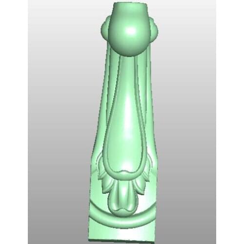 3D model STL format file for cnc router engraving furniture sofa cabinet chair leg pattern Artcam 734