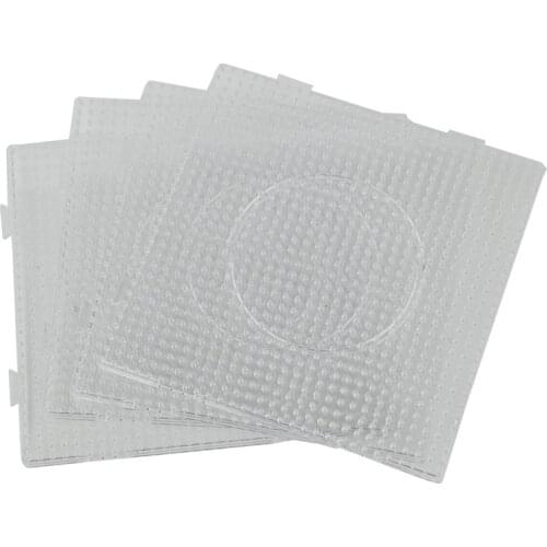 4pcs ABC Clear 145x145mm Square Large Pegboards Board for Hama Fuse Perler Bead