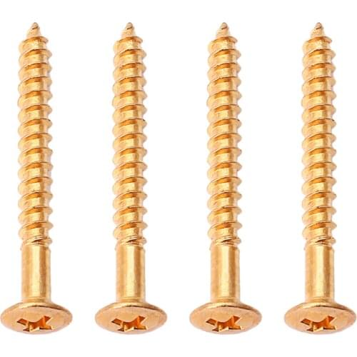 4pcs Metal Mounting Screws Fixing Parts for ST Electric Guitar