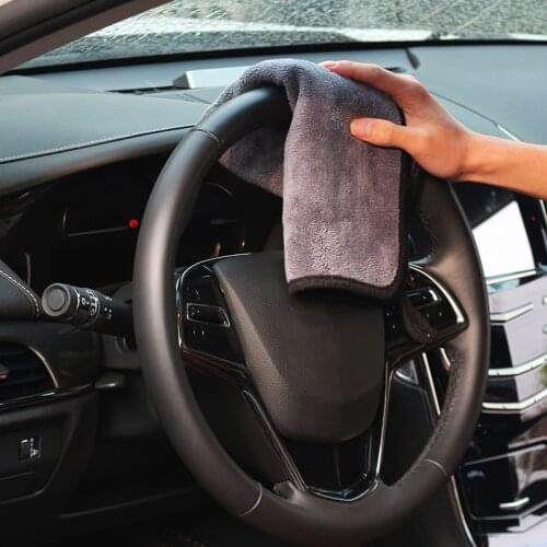 40cm*40cm Car Detailing Towel Cleaning Drying Cloth Thick Microfiber Washing Rag for Cars Kitchen Care Cloth Auto Wash Accessory
