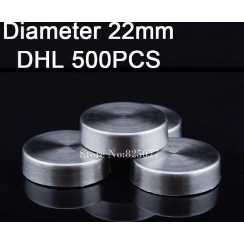 500PCS Diameter 22mm screw cover caps 304 stainless steel standoff screw cover advertisement fixing screws mirror screws KF853