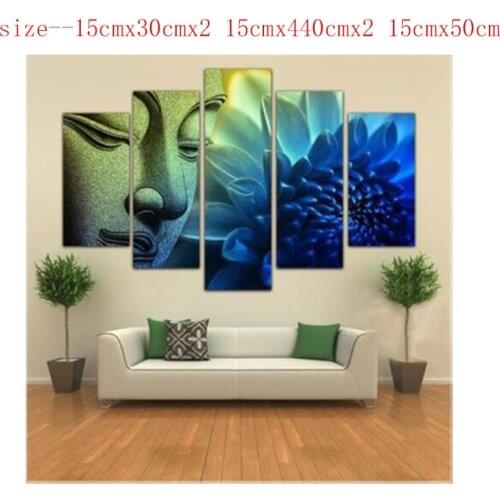 Diamond painting Full Square/Round Diamond Embroidery 5D Cross Stitch,Blue Buddha statue,Home Wedding Decoration Rhinestone