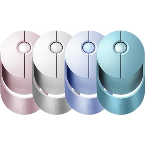 Rapoo Ralemo Air 1 Rechareable Mute Wireless Mouse supports Bluetooth 5.0/3.0 & RF 2.4G Up to 3 Devices For Phone TV Laptop