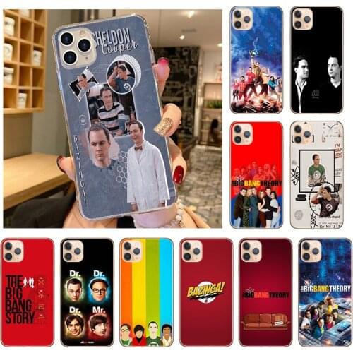 The Big Bang Theory Phone Case for iPhone 12 12mini 11 Pro XS Max XR X 7 8 6s Plus SE2020 5s Silicone TPU Soft Back Cover