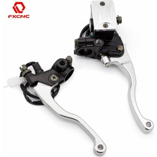 7/8" Motorcycle Master Cylinder Hydraulic Brake Clutch Lever For Kawasaki KX 65 85 125 250 250F KLX KDX 125 250
