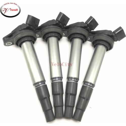 4 PCS Ignition Coil Part No# 90919-02252 9091902252 For 07-14 Corolla 08-14 Matrix 07-14 Scion XD 08-18 Avensis 05-12 RAV4