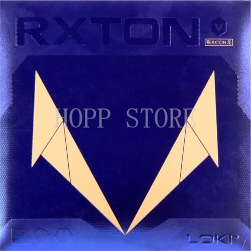 LOKI RXTON 5 / RXTON V Table Tennis Rubber (Sticky rubber + High Density Sponge) Original WANG HAO RXTON-5 Ping Pong Sponge