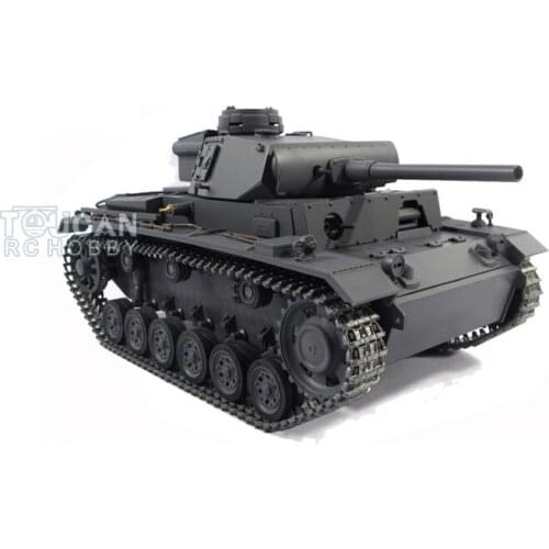 Metal Mato 1/16 Panzer III RC RTR Tank Model Infrared Version Gray 1223 TH00663-SMT4