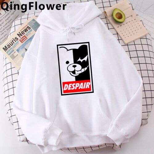 Anime Danganronpa Nagito Komaeda Ouma Kokichi hoodies male printed streetwear grunge anime men hoody grunge Ulzzang