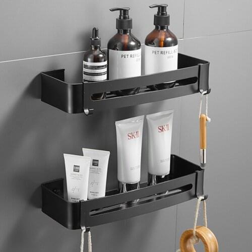 Wall Shelves Kitchen Metal Shelf Washstand Storage Rack Shower Room Toilet Holder Artifact Bathroom Accessories Home Organizer