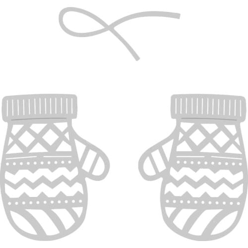 2020 New Christmas Metal Cutting Dies For Cut Paper Craft Making Gloves Decoration Greeting Card DIY Scrapbooking NO Stamps Sets