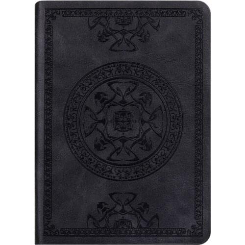Portable Vintage Pattern PU Leather Notebook Diary Notepad Stationery Gift