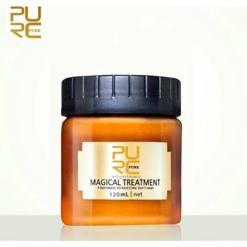Purc 120ML Magical Treatment Mask 5 Seconds Repairs Damage Restore Soft Hair for All Hair Types Keratin Hair & Scalp Treatment