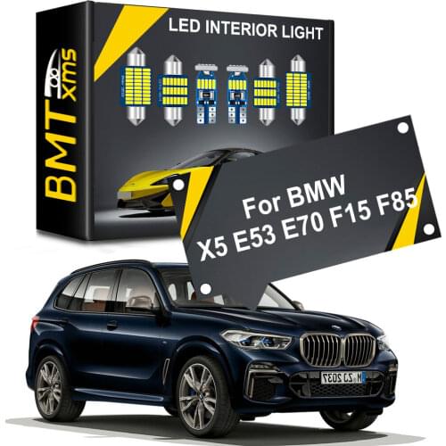 Seker For BMW X5 E53 E70 F15 F85 Canbus Interior LED Vehicle Lights Accessories Inside Parts Map Dome Trunk Error Free Lamp Bulb