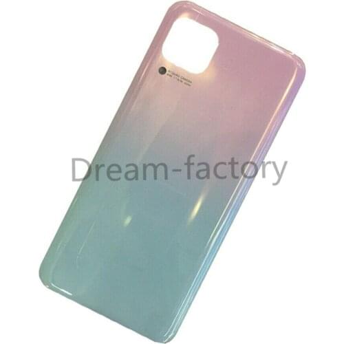 50PCS Back Glass Battery Cover Rear Door Housing Case Cover Replacement for Huawei P40 Lite