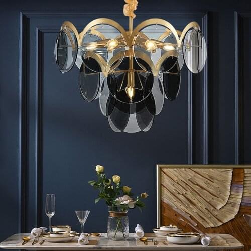 Modern Art Decor Led Chandeliers Lighting Living Room Led Pendant Chandelier Lights Dining Room Bedroom Hanging Lamp Luminaire