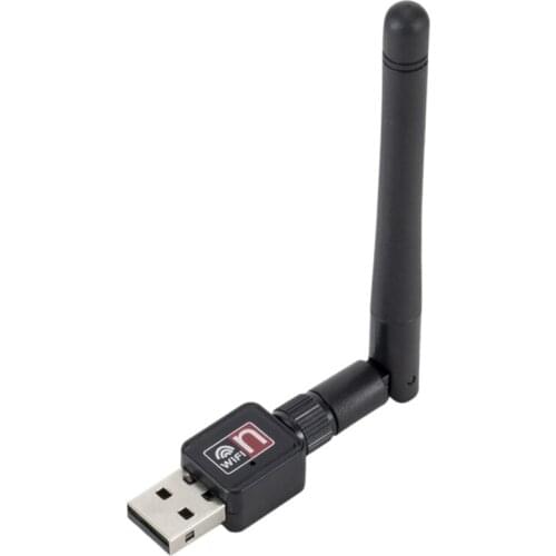 USB Wifi Adapter Mini Wireless Network Card Dongle with Additional Antenna for Desktop Laptop