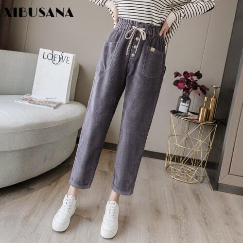 XIBUSANA Women's Corduroy Trousers
