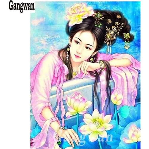 5D Diamond Painting Ancient beauty Art cross stitch Kits Home Decoration diamond rhinestone Embroidery girl lady Full Drill art